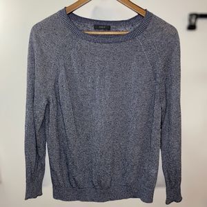 J. Crew Metallic Gray Long Sleeve Shirt Women’s Size Small Autumn Style Casual